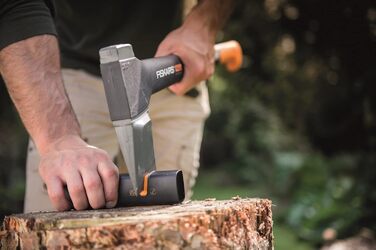 Точилка для ножів Fiskars Xsharp: керамічний точильний елемент, корпус з скловолокна, чорний/помаранчевий