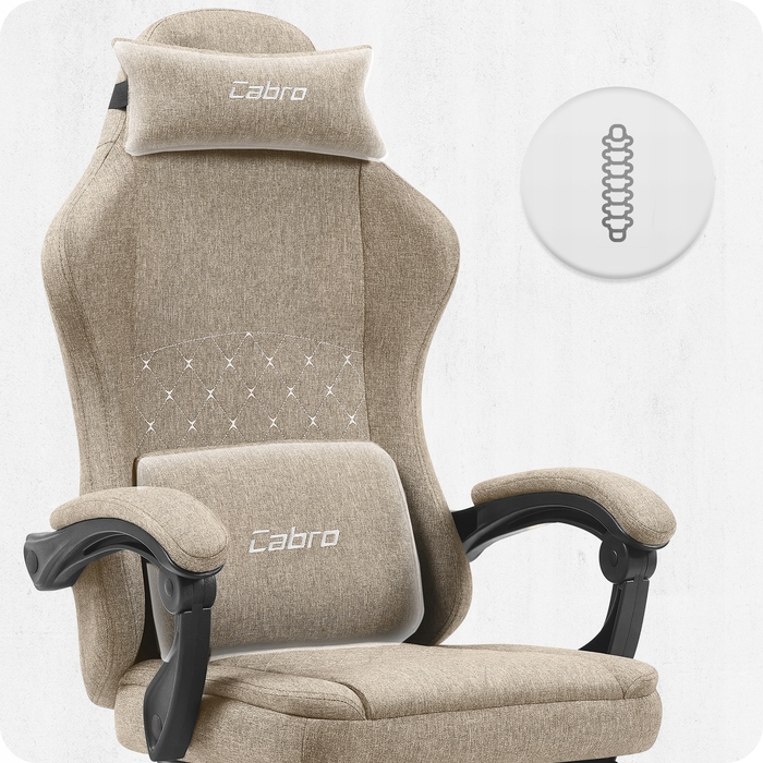 Ігрове крісло Cabro C503, бежеве