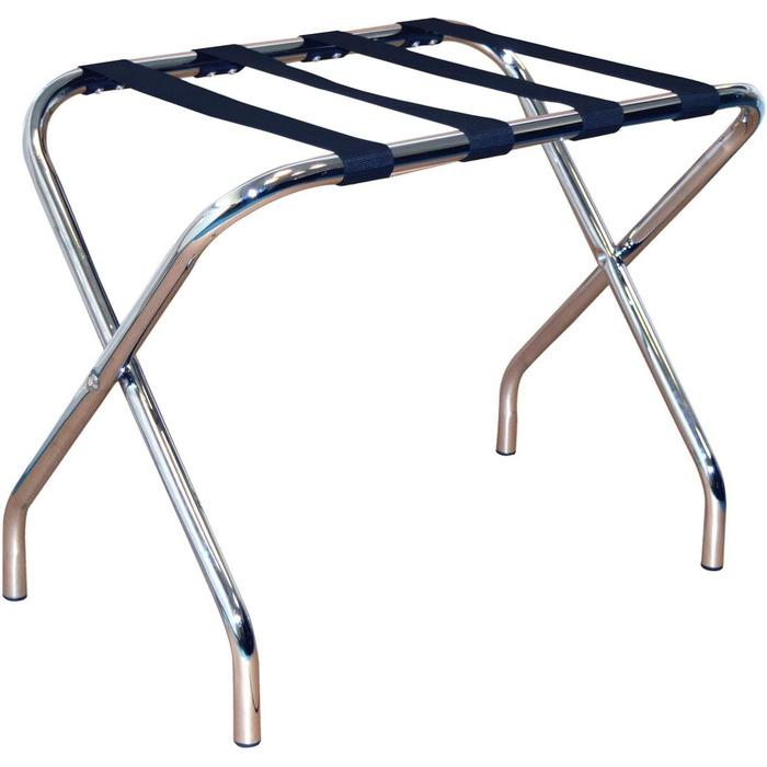 Luggage Rack - Folding - Metal - Chrome-plated Stainless Steel