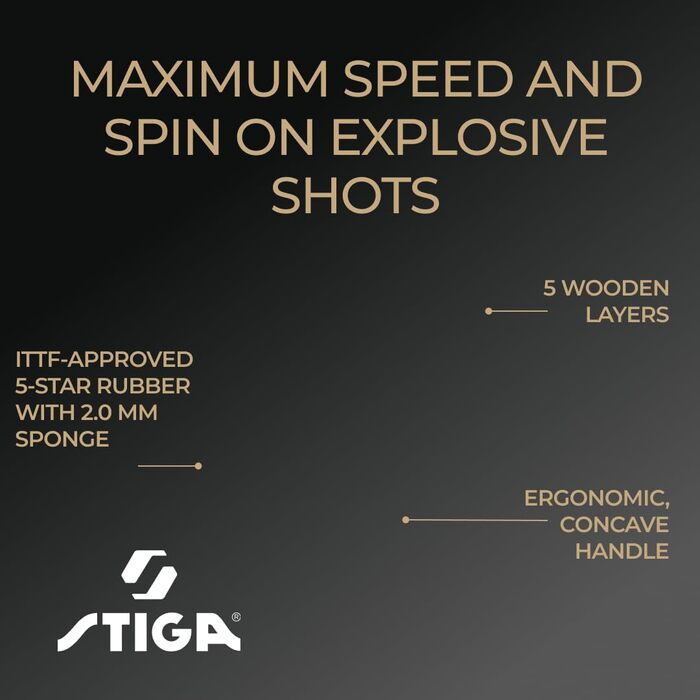 Тенісний стіл STIGA Flexure V2 – професійний, ITTF, для атакуючих гравців
