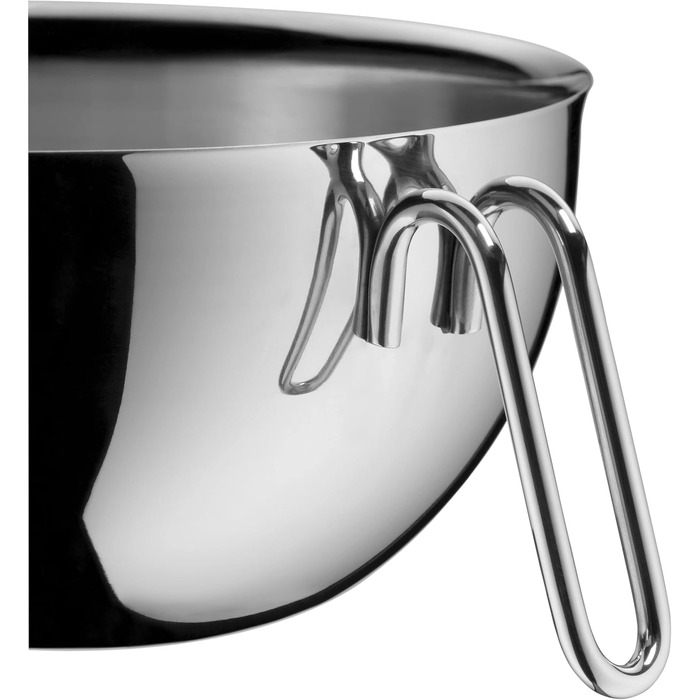 WMF Function Bowls Mixing Bowl 1.25l, Bowl 20 cm, Polished Cromargan Stainless Steel, Dishwasher Safe, Stackable