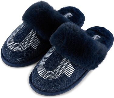 Тапочки True Religion для жінок, подарунок, комфортні домашні тапочки (джинс, розмір L)