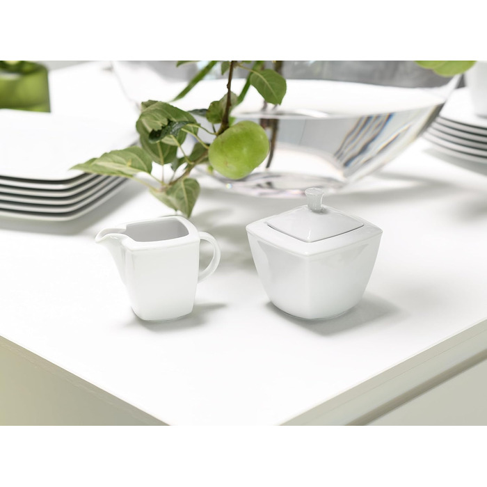 Creatable 12330, Victoria white series, tableware set milk and sugar set 20cl, 2-piece