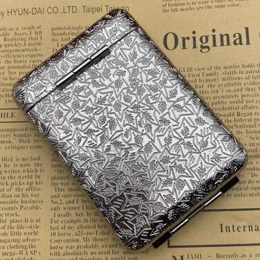 Металеве тютюноприладдя Peaky Blinders для 14 сигарет, чорне. Елегантний дизайн, преміум-якість.