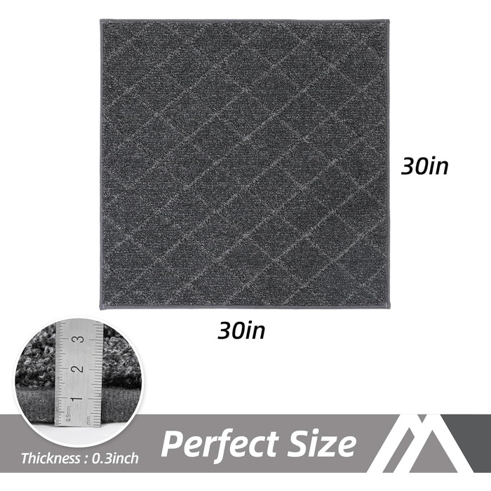 Корикома килимок для сходів COSY HOMEER, 71.1 x 22.9 см, антиковзаюча підкладка для дерев'яних ступенів, для дітей та собак, 10 шт., 100% поліестер, TPE-підкладка