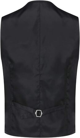 Жилет чоловічий Allthemen, жакардовий, для весілля та свят (XS, чорний)