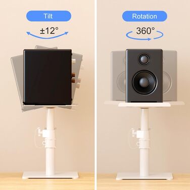 Підставка для колонок Suptek, 2 шт., чорний колір, SDM003MB (SDM001TW)