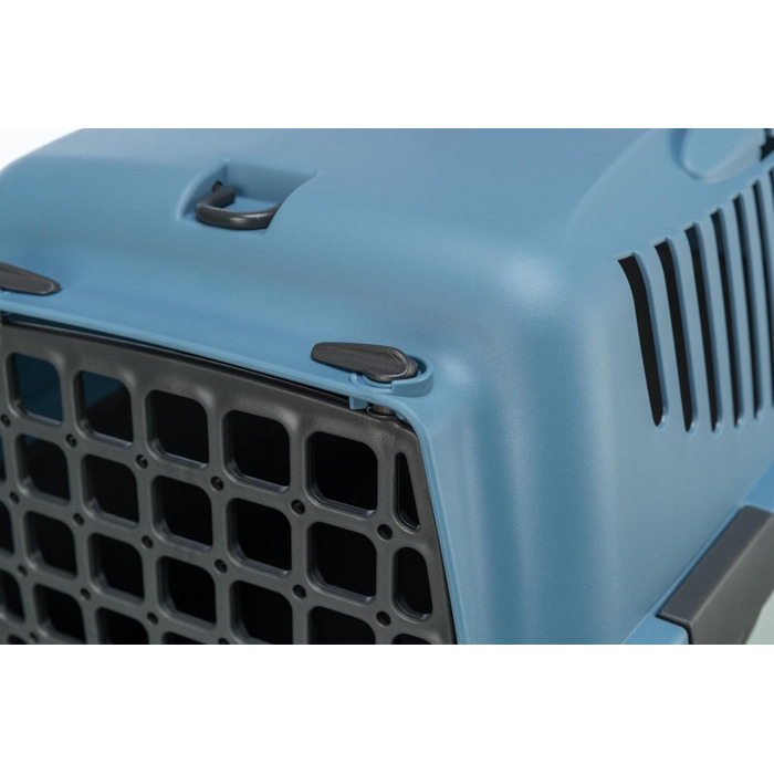 Транспортний бокс Trixie Capri 1, XS: 32x31x48 см, темно-сірий/світло-сірий (темно-сірий/пастельно-блакитний)