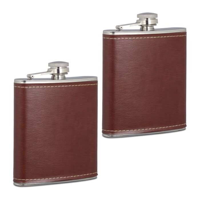 Relaxdays Flask Set of 2