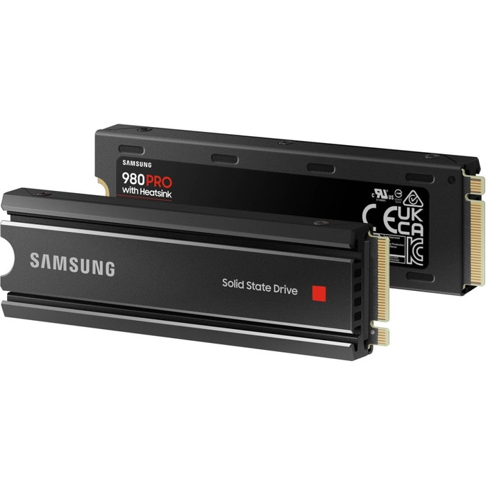 SSD Samsung 980 PRO 2TB M.2 PCIe 4.0 (з радіатором) - для ігор та редагування відео