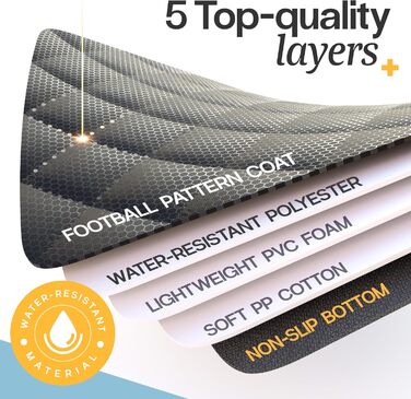 Автомобільний лежак для собак середніх порід - водовідштовхуючий, 58x58x36 см