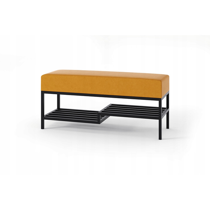 Оббита лавка Dominat без сховна, 80 x 45 x 35 см, багатоколірна