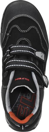 Робочі черевики ELTEN SID ESD S3: текстиль, пластикова капа, легкі, спортивні, чорні, розмір 41