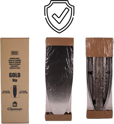 Стіл для прасування GoldVIP Dorado Extra Grande: 130x47 см, алюміній, регулювання висоти