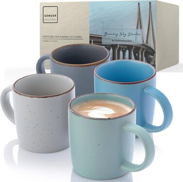 Набір керамічних мисок Sänger VALUE COLLECTION (4 шт.), 700 мл, фіолетовий, для мюслі, для 4 осіб, мийок в посудомийній машині, мікрохвильовій печі, стійкі до подряпин