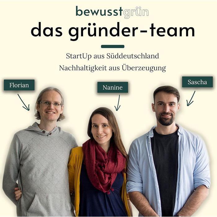 BewusstGrün I 12 Fair & Sustainable Cloth Napkins + Folding Instructions | 100% Organic Cotton | 45x45 cm Gray
