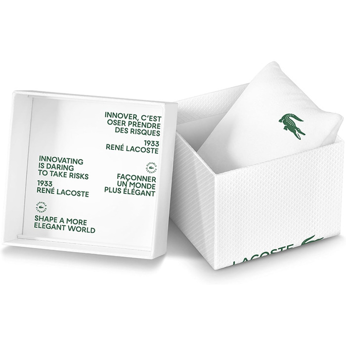 Годинник Lacoste 12.12 аналоговий, зелений, силіконовий ремінець Petit Piqué – чоловічий та жіночий