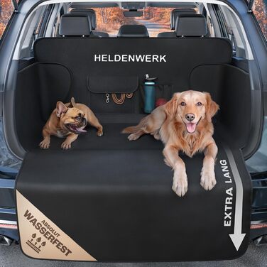 Захист для багажника авто для собак HELDENWERK: водонепроникний, з захистом бокових стінок та краю, універсальний, чорний