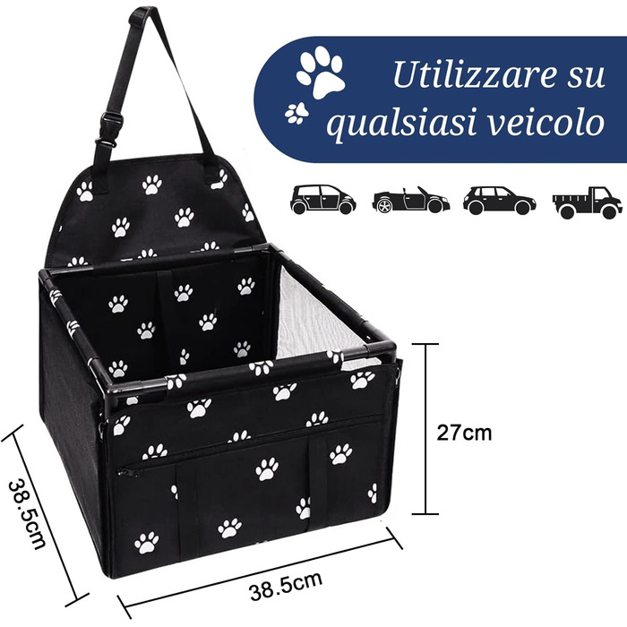 Автомобільний лежак для собак: безпечний, водонепроникний, для маленьких та середніх порід