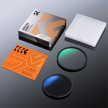 Фільтр K&F Concept 67mm: поляризаційний (CPL) + захисний (UV) – набір, Nano Klear-Серія