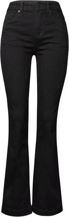 Джинси жіночі Street One Bootcut 3716435, чорні, розмір 25W/28L, з ефектом потертості