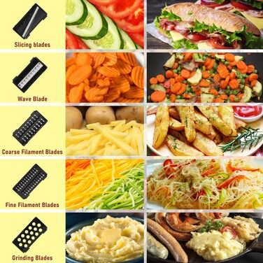 Мультиінструмент для овочів Nu Desire 26-в-1: слайсер, тертка, кубик-різак, спіралізатор, для овочів, фруктів, моркви, цибулі