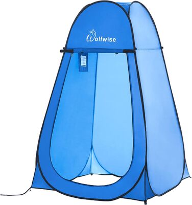 Portable Pop-Up Shower Toilet Privacy Tent - Outdoor Camping Toilet & Shower Cabin - Hiking, Beach, and Travel