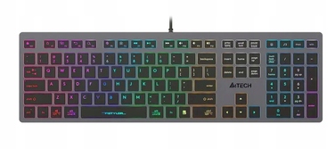 Дротова низькопрофільна підсвічена LED-клавіатура A4TECH FSTYLER FX60H