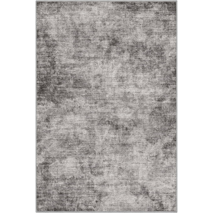 Килимок для дому COLOR&GEOMETRY 60x90 см з неслизьким покриттям TPE, сірий. Можливість прання.