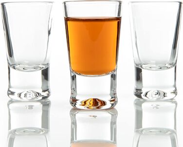BigDean 48er Shot Glass Set - 2cl - robust + high-quality shot glasses made of glass - dishwasher-safe, food-grade - stable and prevents tipping