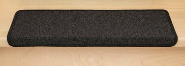 Сходинкові килимки Metzker Monza, антрацит, 15 шт. - захист сходів, килимки для сходів