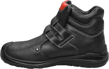 Робочі черевики ELTEN Anderson Roof S3 HI, шкіряні, зі сталевою захисною капоткою, чорні, для жінок та чоловіків, 40 EU