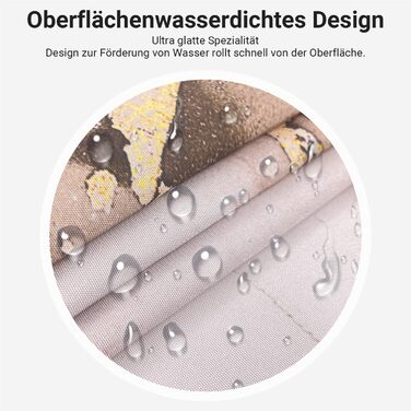 Штора для душу 180x200 см, коричневий мармур, поліестер, з утяжеленим краєм, антигрибкова, водовідштовхувальна, з кільцями (1 шт)