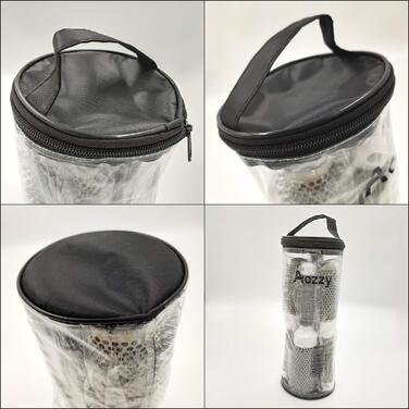 Набір для укладки волосся Haar-Rundbürste: щітка для об'єму, керамічна щітка з щетиною кабана, антистатична, для створення локонів та випрямлення волосся (сіра)