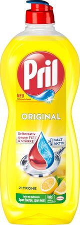 Засіб для миття посуду Pril Original Лимон, висока розчинна сила жиру, 675 мл (набір 14 шт)