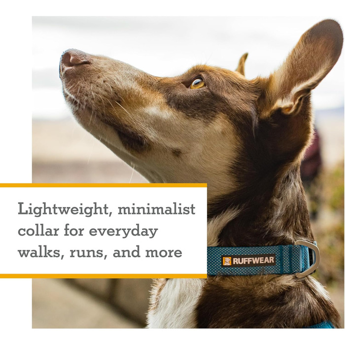 Нашийник для собак Ruffwear Hi & Light, сірий базальт, 51-66 см