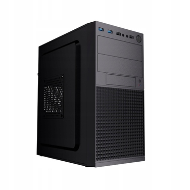 Корпус для офісного комп'ютера Gembird Fornax K300 microATX Mini-ITX, чорний