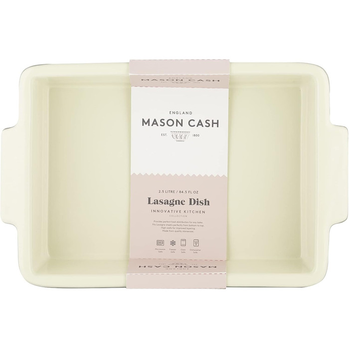 Mason Cash 2008.237 Lasagne Dish, stoneware cream Lasagne dish