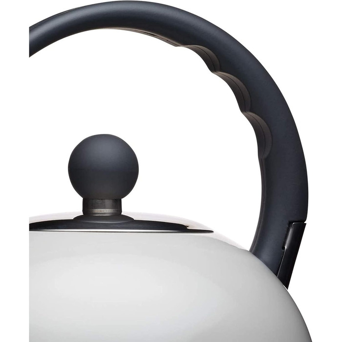 Чайник KitchenCraft Living Nostalgie, 1.3 л, індукційний, металевий, сірий