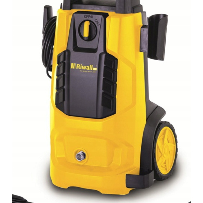 Потужний мийний апарат високого тиску Riwall REPW180M + 3 щітки + шланг для прочищення каналізації