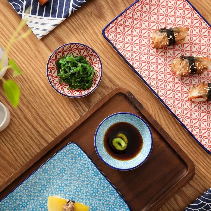 Набір посуду Vancasso HARUKA Sushi Set для суші (2 персони), порцеляна, Японія