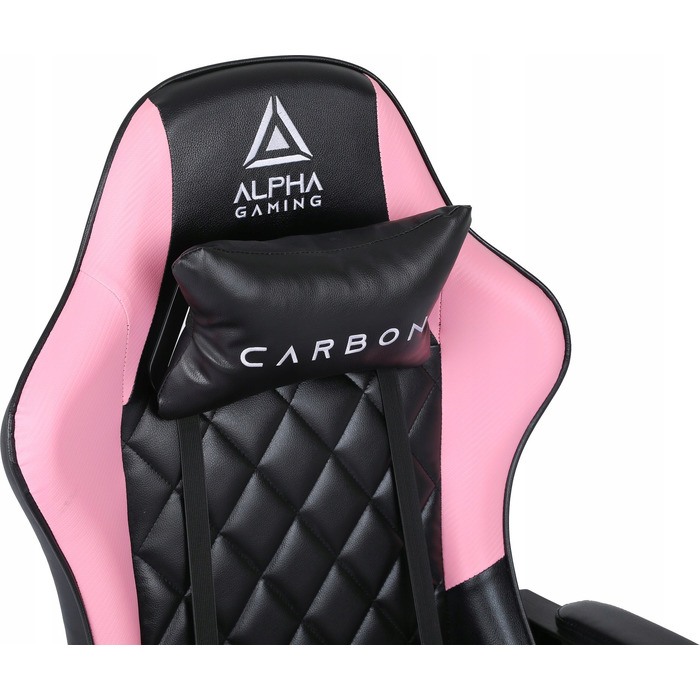 Ігрове крісло Alpha Gaming CARBON, штучна шкіра