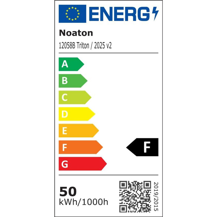 Стельовий вентилятор Noaton Triton 12050B з LED підсвіткою, диммер, 3 режими кольору, пульт, таймер, Ø50 см (чорний)