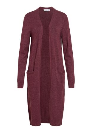 Кардиган жіночий Vila VIRIL Longline в'язаний (XL, Port Royale) - подовжений жакет