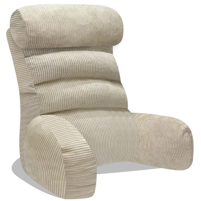 Підкуштунок для ліжка та дивану з підлокітником, 65x30 см, кремовий