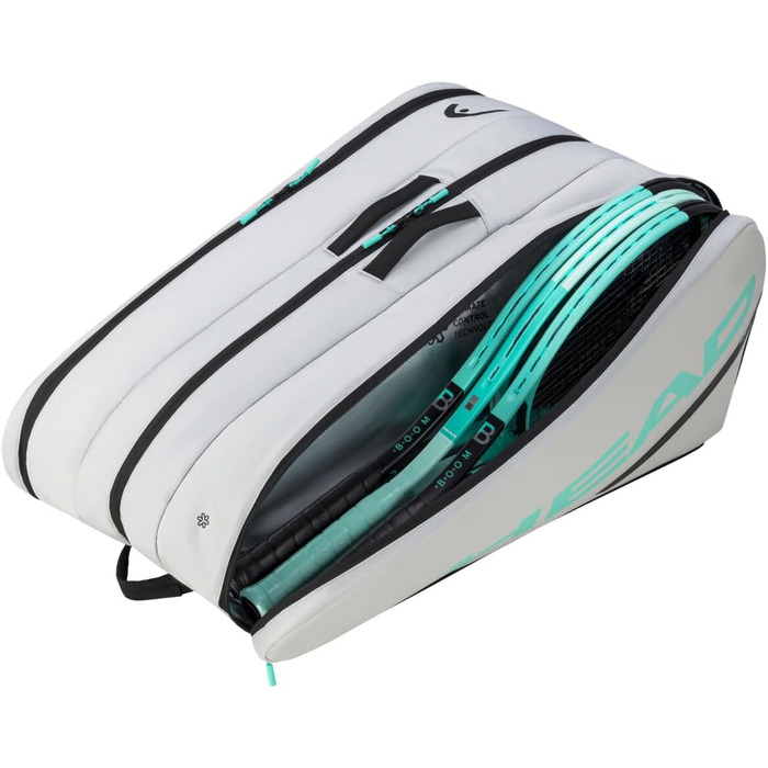 Сумка для ракет HEAD Tour Racquet Bag XL чорний/білий (Ceramic/Teal)