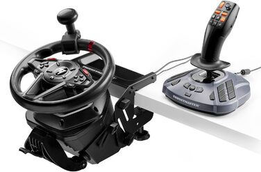 Рульове колесо Thrustmaster T128 – Комплект для симуляторів вантажівок та сільського господарства – з Force Feedback – Офіційно для Xbox та PC