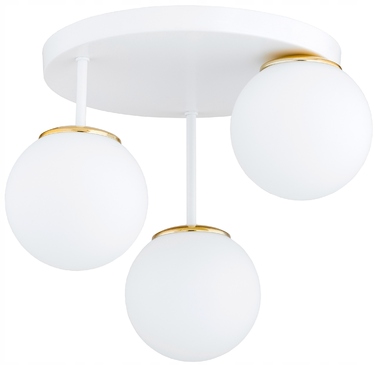 Підвісна лампа Elko-Lighting White Milo — 3 точки освітлення, цоколь E27
