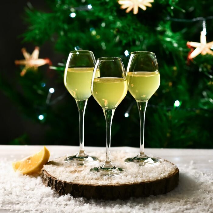 Набір келихів для шампанського Krosno Champagnergläser Set (6 шт.) 210 мл, Splendour, скло без свинцю, елегантний дизайн, для шампанського, просекко, святкові події