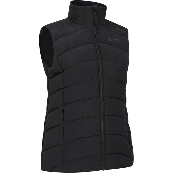 Жіночий жилет Mountain Warehouse Opal з утеплювачем - легка терможилетка, кишені на блискавці, водовідштовхувальний, чорний (40)